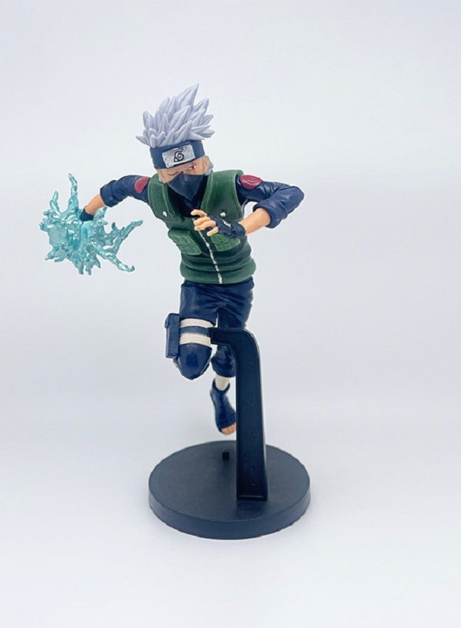Naruto Battle Form Kakashi Handmade Model Doll Car Decoration - Image 2